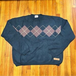 Taylor Swift 4XL Navy Blue All Too Well Red Argyle Sweater Concert Festival Tour